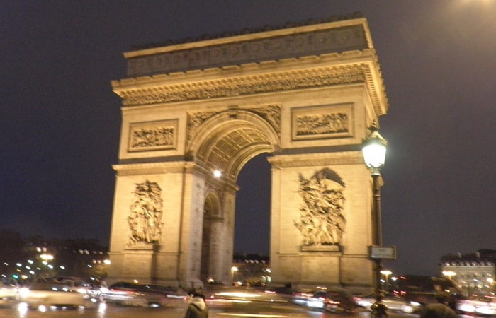 Arco del Triunfo de París Torre de Montparnasse
