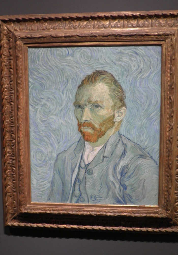 Autorretrato de Van Gogh en el Museo de Orsay de París Puente del Alma