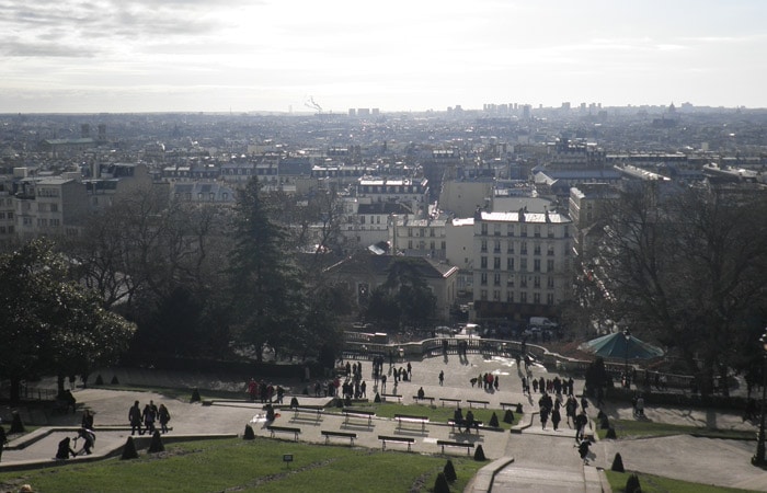 Vista de París desde la Basílica del Sagrado Corazón qué ver en Montmartre