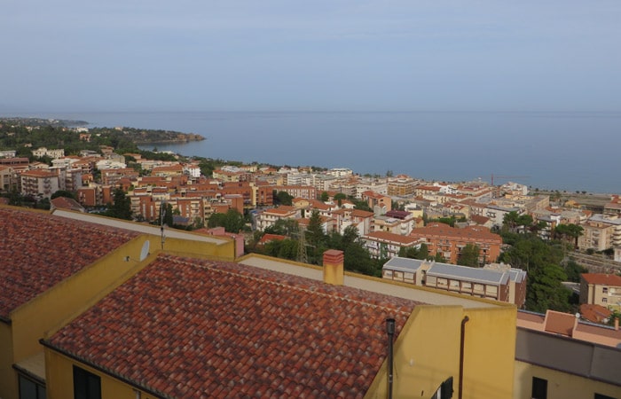 Vista de Cefalú desde el B&B Ma&Mi Sicilia