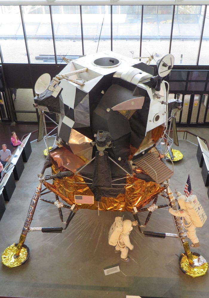 Nave Apolo en el Museo Nacional del Aire y el Espacio de Estados Unidos Washington