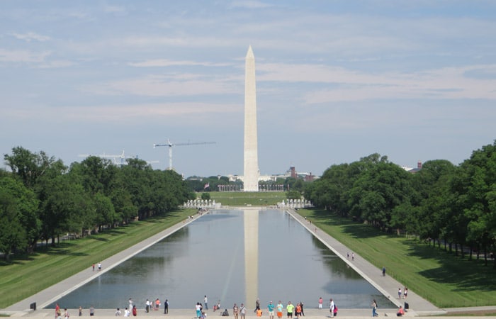 Reflecting Pool y Gran obelisco del Monumento a Washington