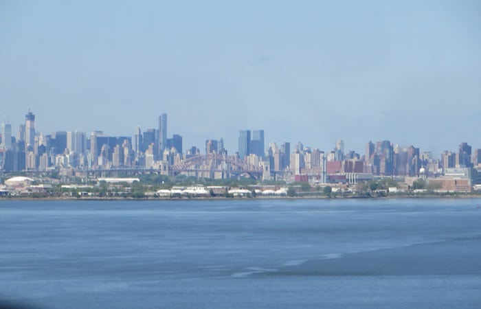 Skyline de Manhattan contrastes de Nueva York