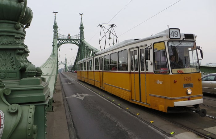 Tranvía qué ver en Budapest