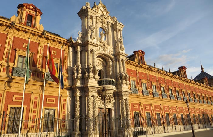 Palacio de San Telmo monumentos de Sevilla
