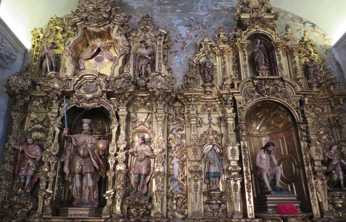 Retablo de San Fernando y del Cristo de la Humildad y la Paciencia en la iglesia del Salvador monumentos de Sevilla