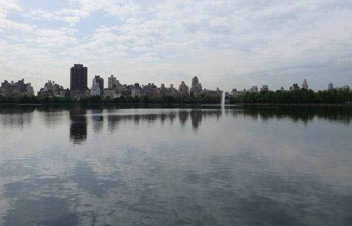 The Lake paseo en bici por Central Park