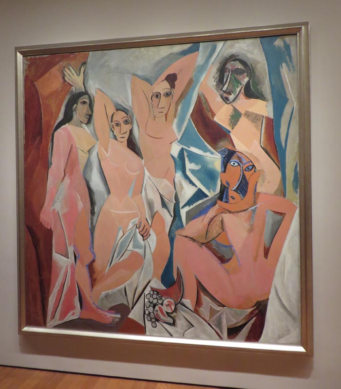 "Las señoritas de Avignon" de Picasso en el MoMA
