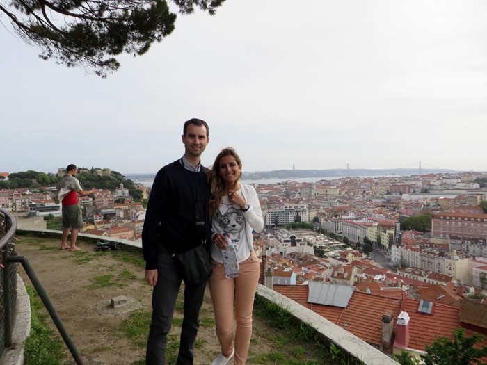 Lisboa y el Tajo desde el Mirador da Senhora do Monte