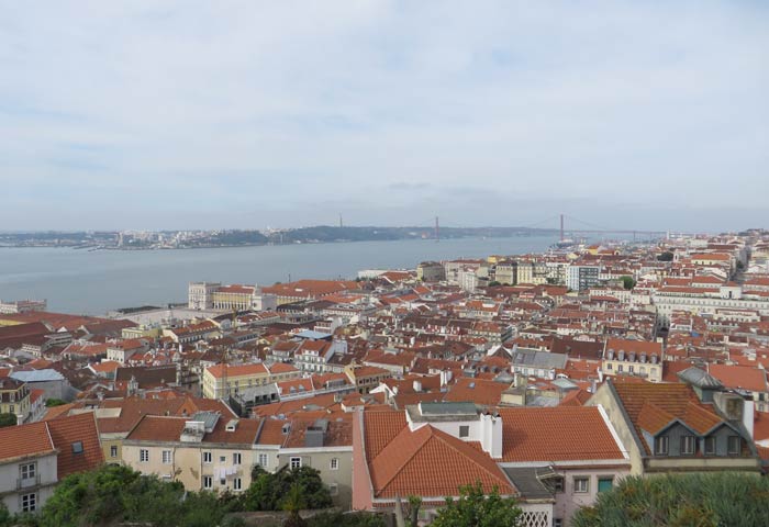 Vistas desde el Castillo de San Jorge miradores de Lisboa