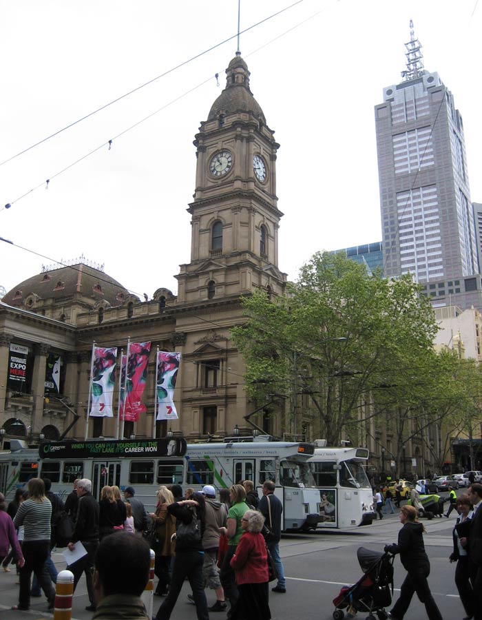 Torre del reloj del Melbourne City Town Hall qué ver en Melbourne