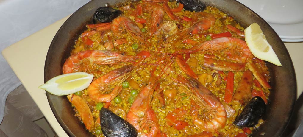 Paella comer en Formentera