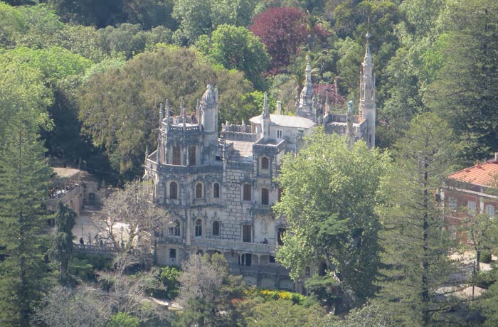 Quinta da Regaleira desde el Castelo dos Mouros qué ver en Sintra