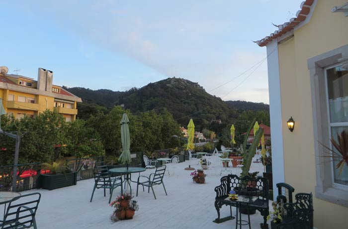 Terraza del hotel Nova Sintra