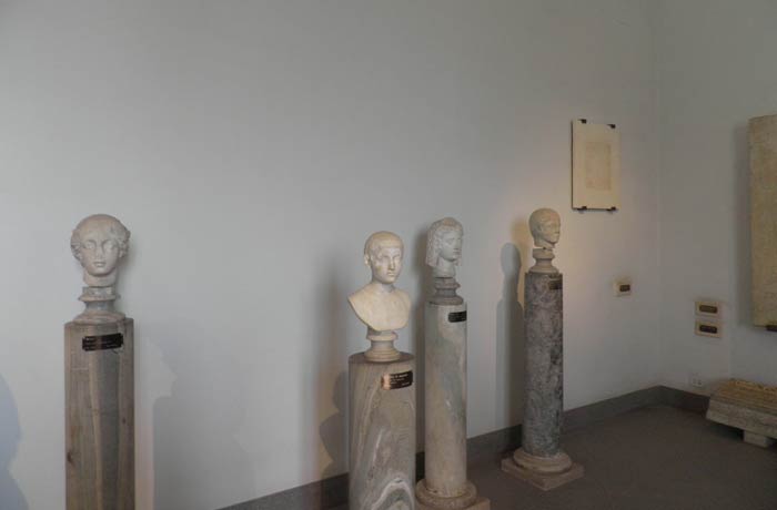 Algunas piezas del Museo Palatino Coliseo y Foro Romano