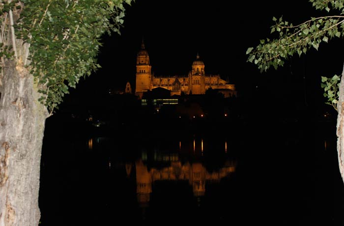 La Catedral, vista desde el otro lado del río Tormes vistas de Salamanca