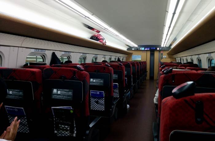 Interior de un tren japonés curiosidades de Japón