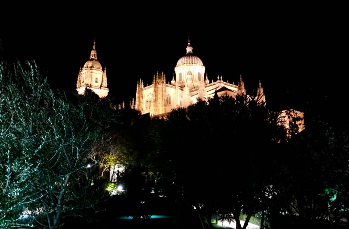 La Catedral desde el huerto de Calixto y Melibea Salamanca San Valentín