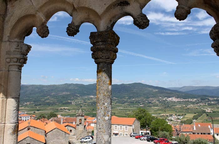 Una de las ventanas del Castillo de Belmonte Portugal