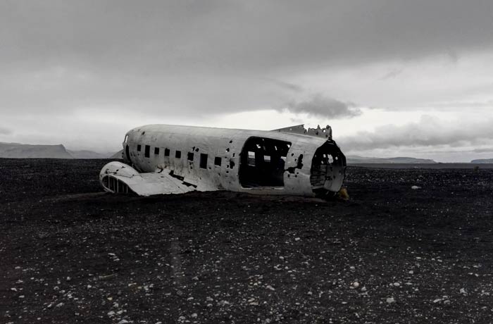 Avión abandonado de la zona de Sólheimasandur Islandia por libre