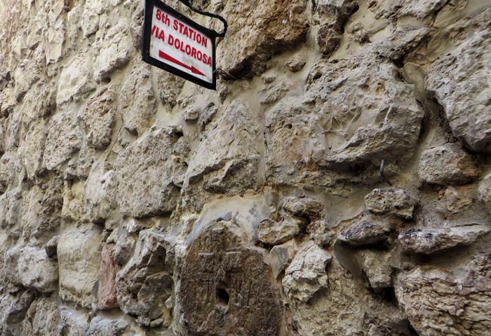 Octava estación de la Vía Dolorosa qué ver en Jerusalén