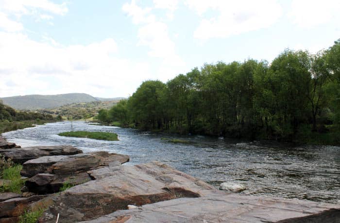 Ribera del río Alagón ruta de los Tres Ríos