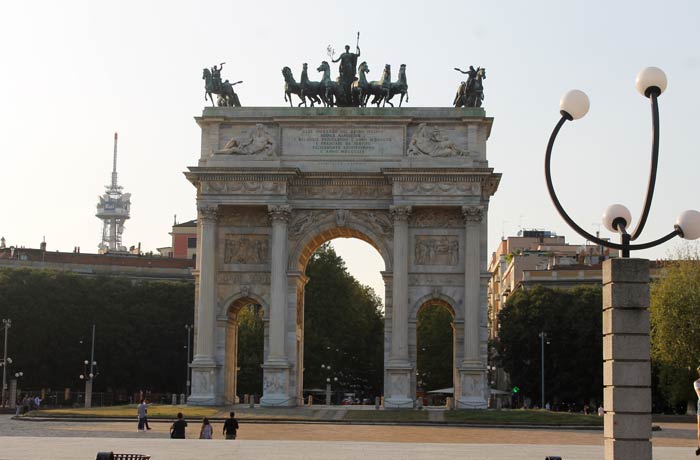 Arco della Pace qué ver en Milán