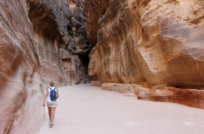 Caminando por el Siq que ver en Petra