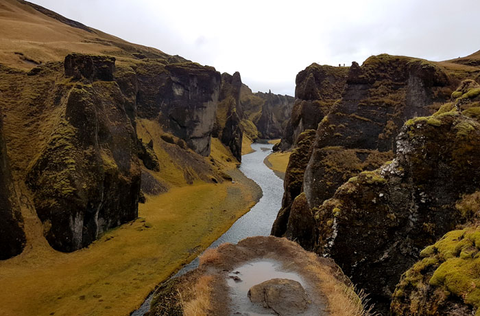 Cañón Fjaðrárgljúfur
