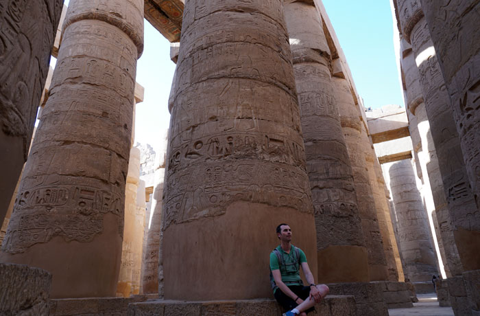 Templo del Karnak en Luxor Egipto en una semana