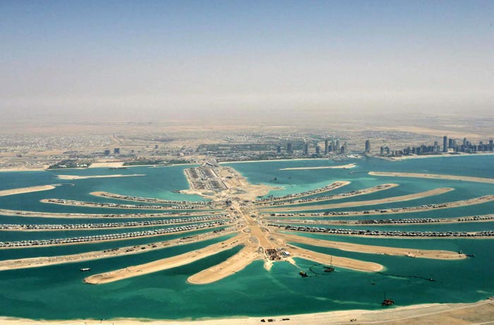 Vista aérea de la Palmera Jumeirah