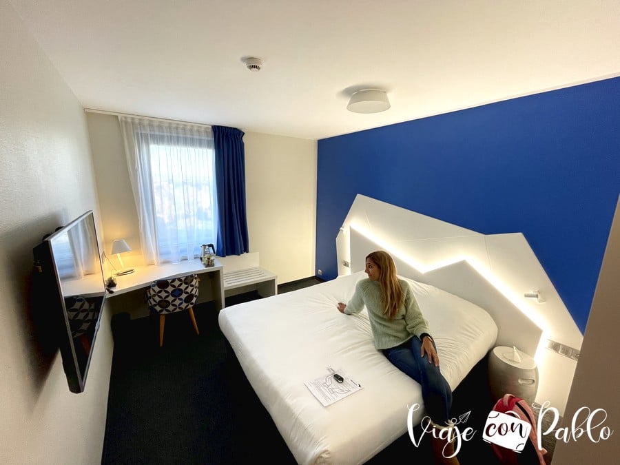 Nuestra habitación del hotel Origami de Estrasburgo