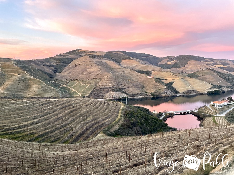 Atardecer desde el mirador del Vila Galé Douro Vineyards