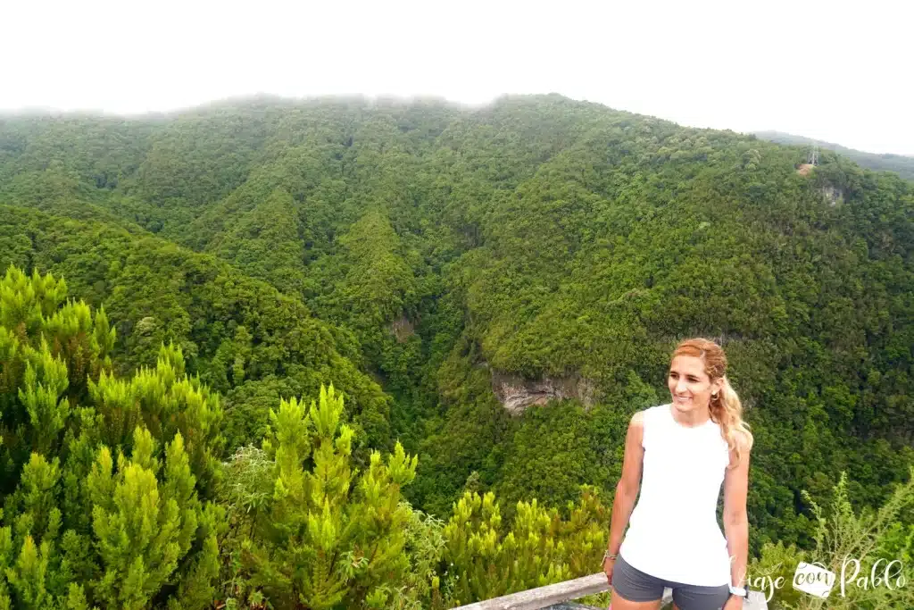 Mirador de Somada Alta en la ruta del Cubo de la Galga