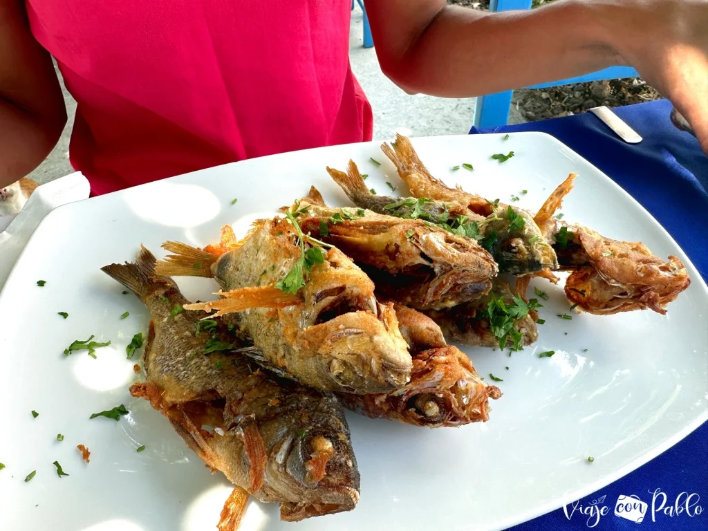 Fritura de pescado del restaurante Afxentis Fish